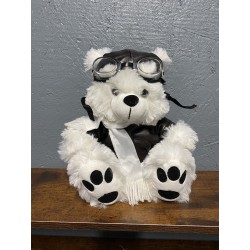 White Aviator Bear